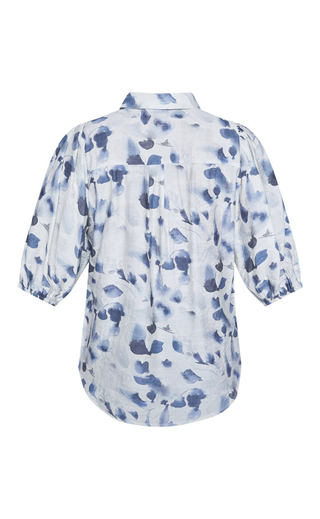 Sisters Point Skjorte - Ella-SH73 - Cream/Blue