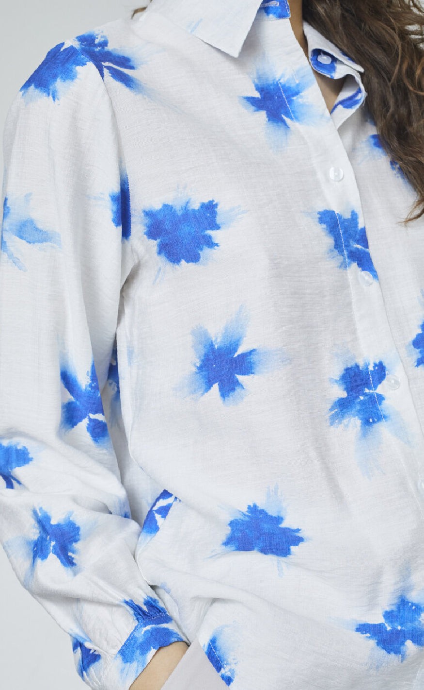 Sisters Point Skjorte - Gada-SH57 - Cream/Blue