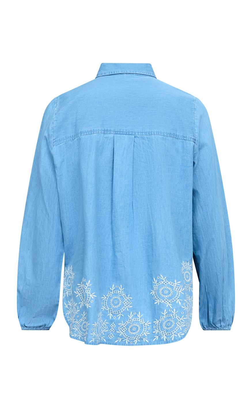 Sisters Point Skjorte - ISTEA-SH8 - L. Blue Denim