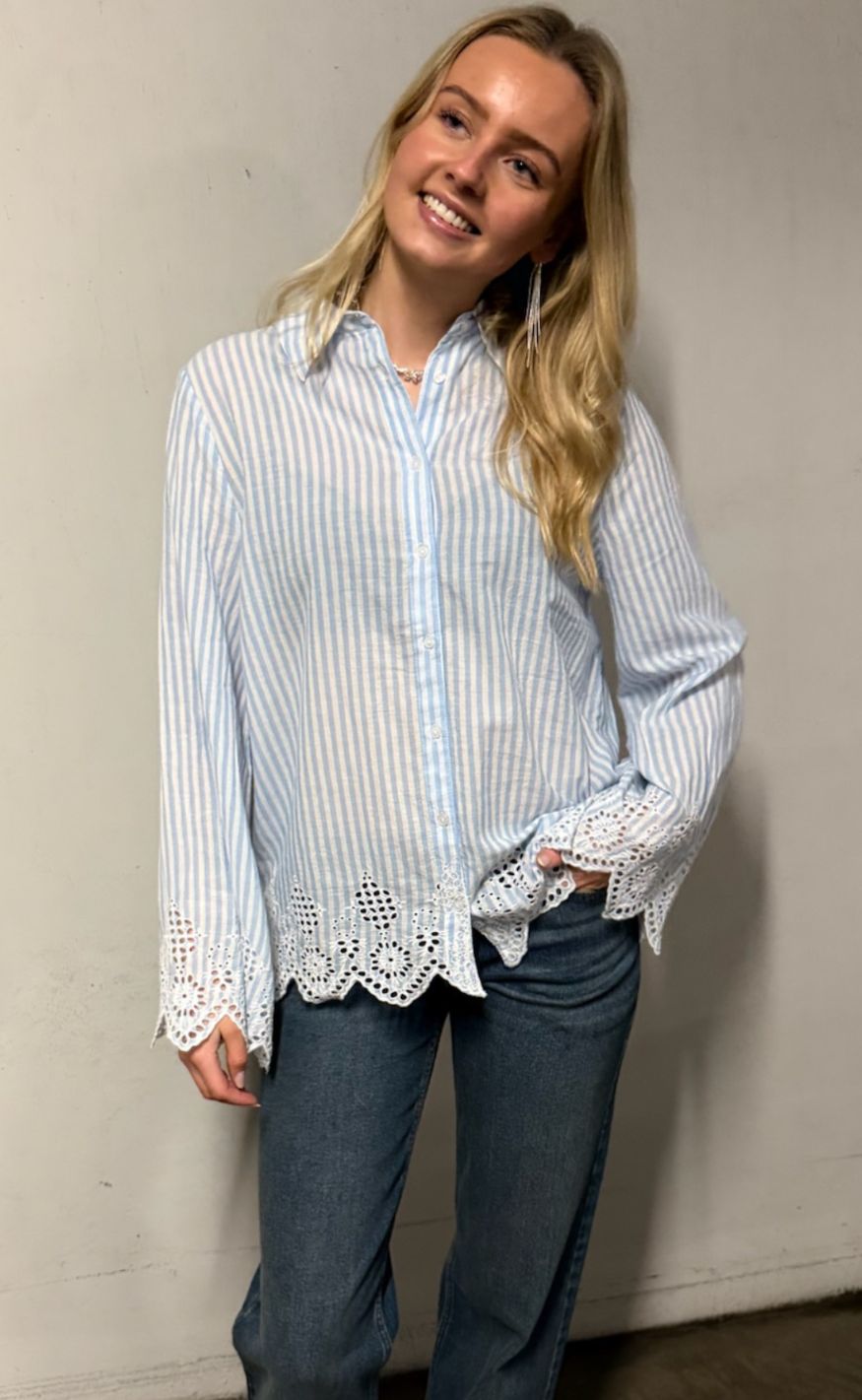 Sisters Point Skjorte - Ibea-SH - Blue Stripes