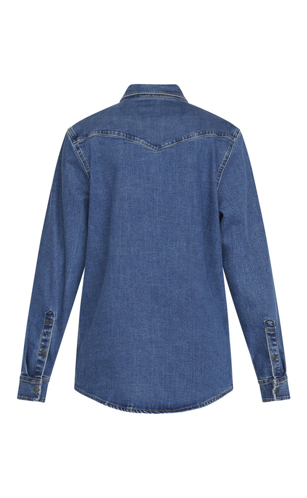 Sisters Point Skjorte - Osa-SH2 - Mid Blue Wash