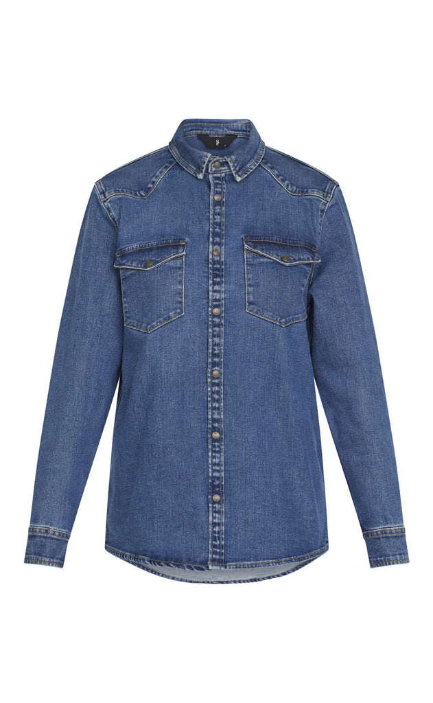 Sisters Point Skjorte - Osa-SH2 - Mid Blue Wash