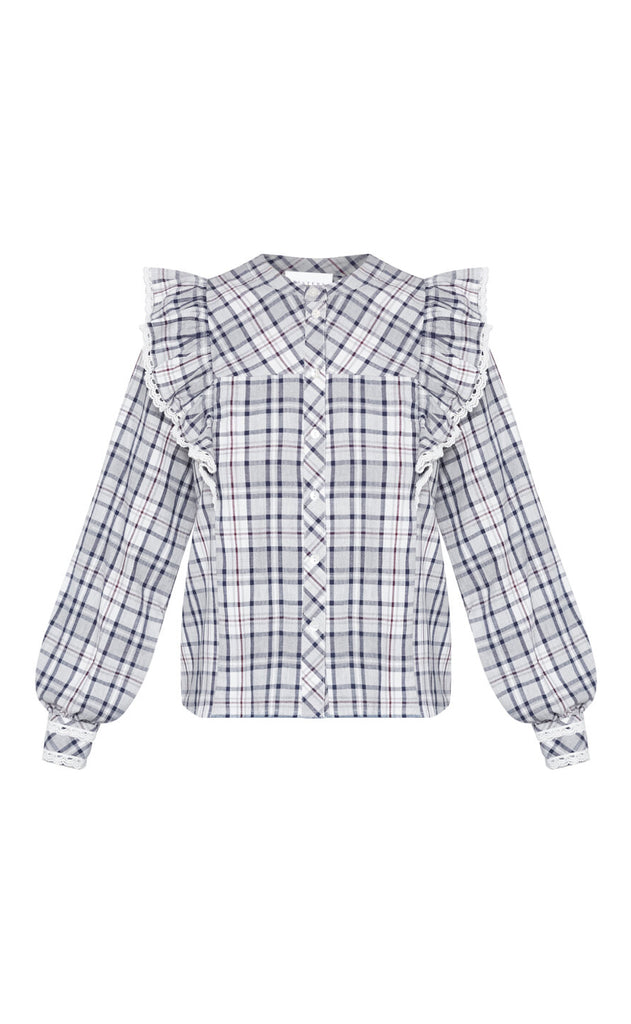 Sisters Point Skjorte - Ulima-SH - Grey/Check