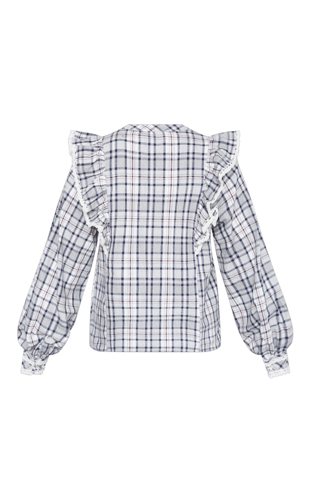 Sisters Point Skjorte - Ulima-SH - Grey/Check