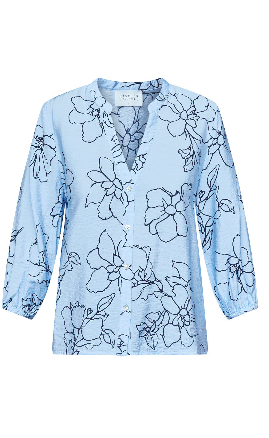 Sisters Point Skjorte - Viaba-SH5 - L. Blue/Navy
