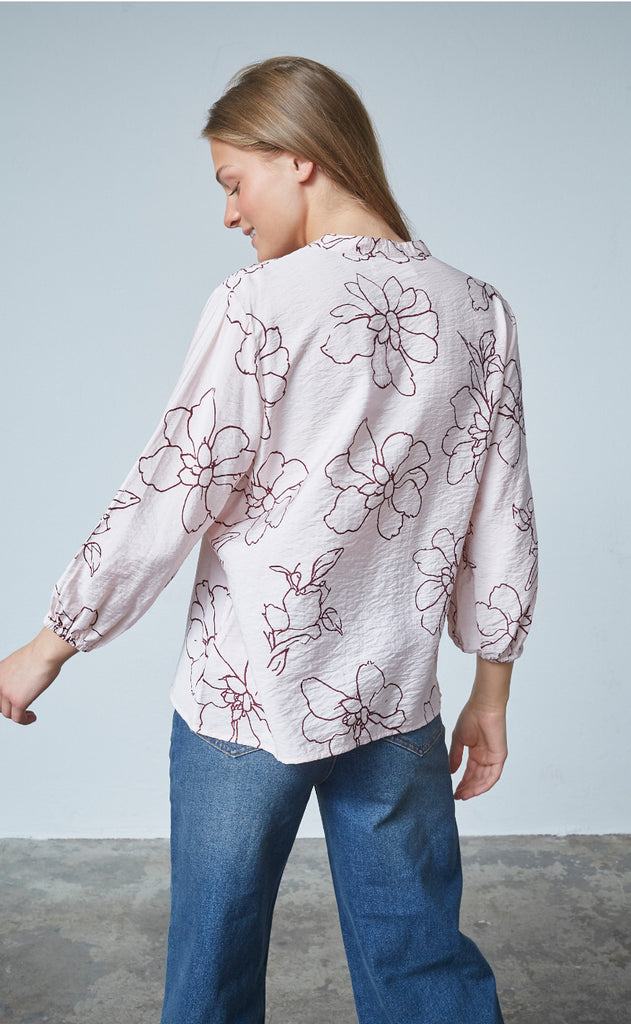 Sisters Point Skjorte - Viaba-SH5 - Rose/Bordeaux