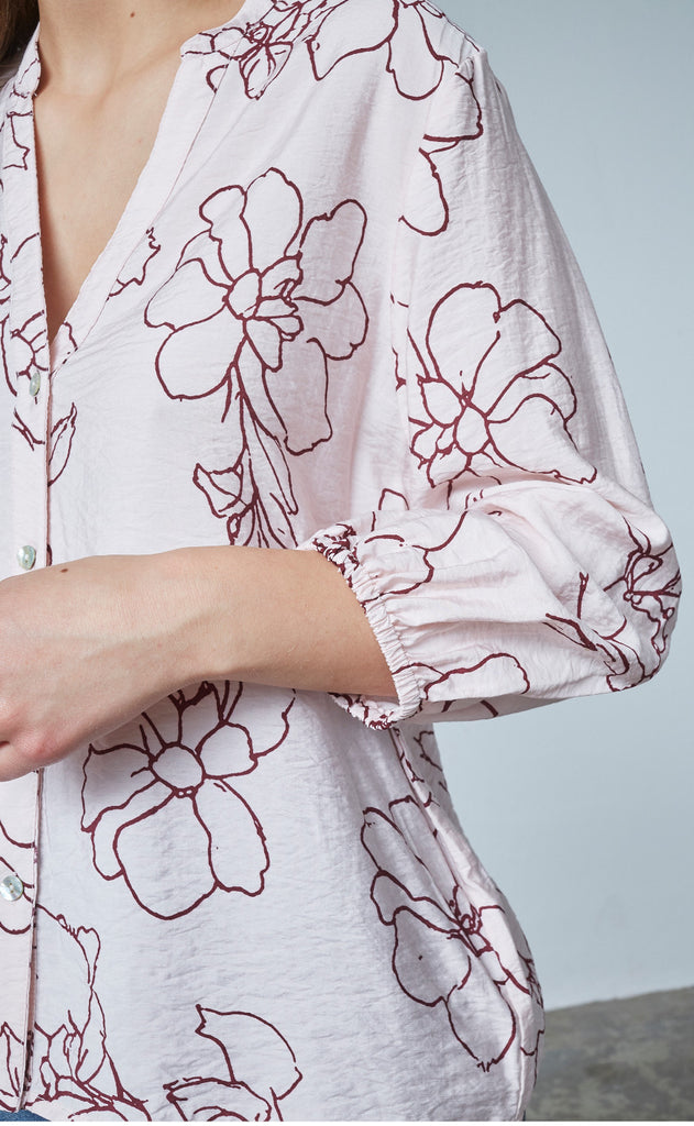 Sisters Point Skjorte - Viaba-SH5 - Rose/Bordeaux