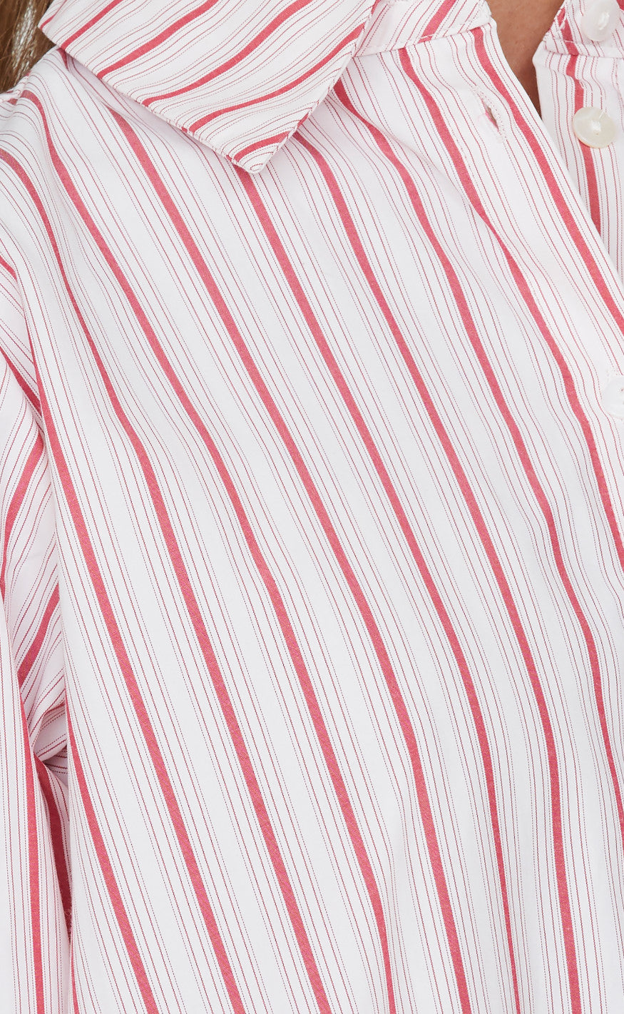 Sisters Point Skjorte - Vibby-SH6 - Cream/Ruby