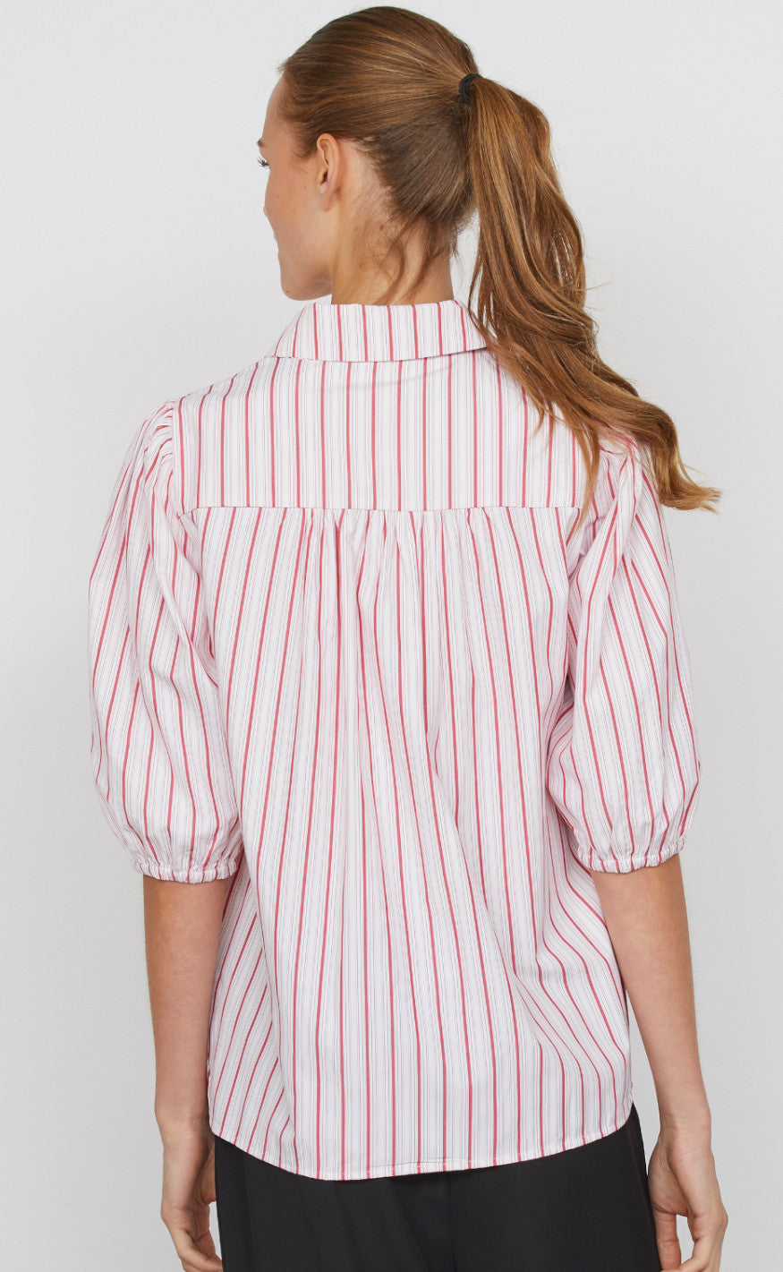 Sisters Point Skjorte - Vibby-SH6 - Cream/Ruby