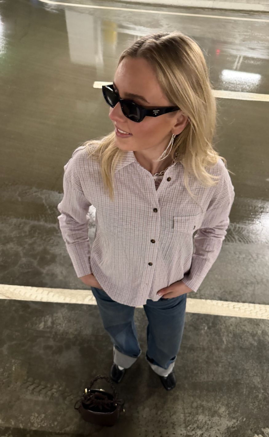 Sisters Point Skjorte - Vibeke-SH - Soft Rose Check