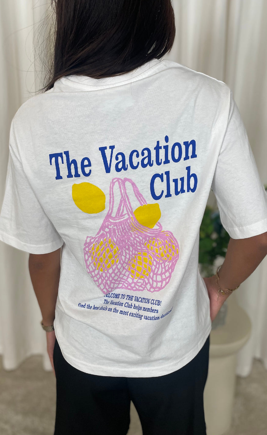 Sisters Point T-shirt - Heda-LOOSE.SS13 - White/Lemon