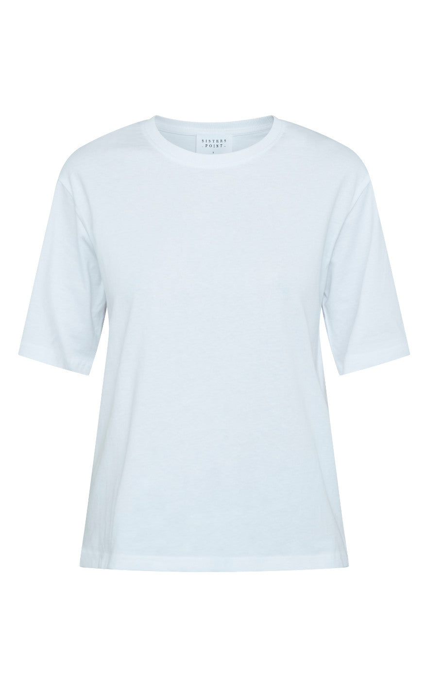 Sisters Point T-shirt - Heda-LOOSE.SS13 - White/Lemon