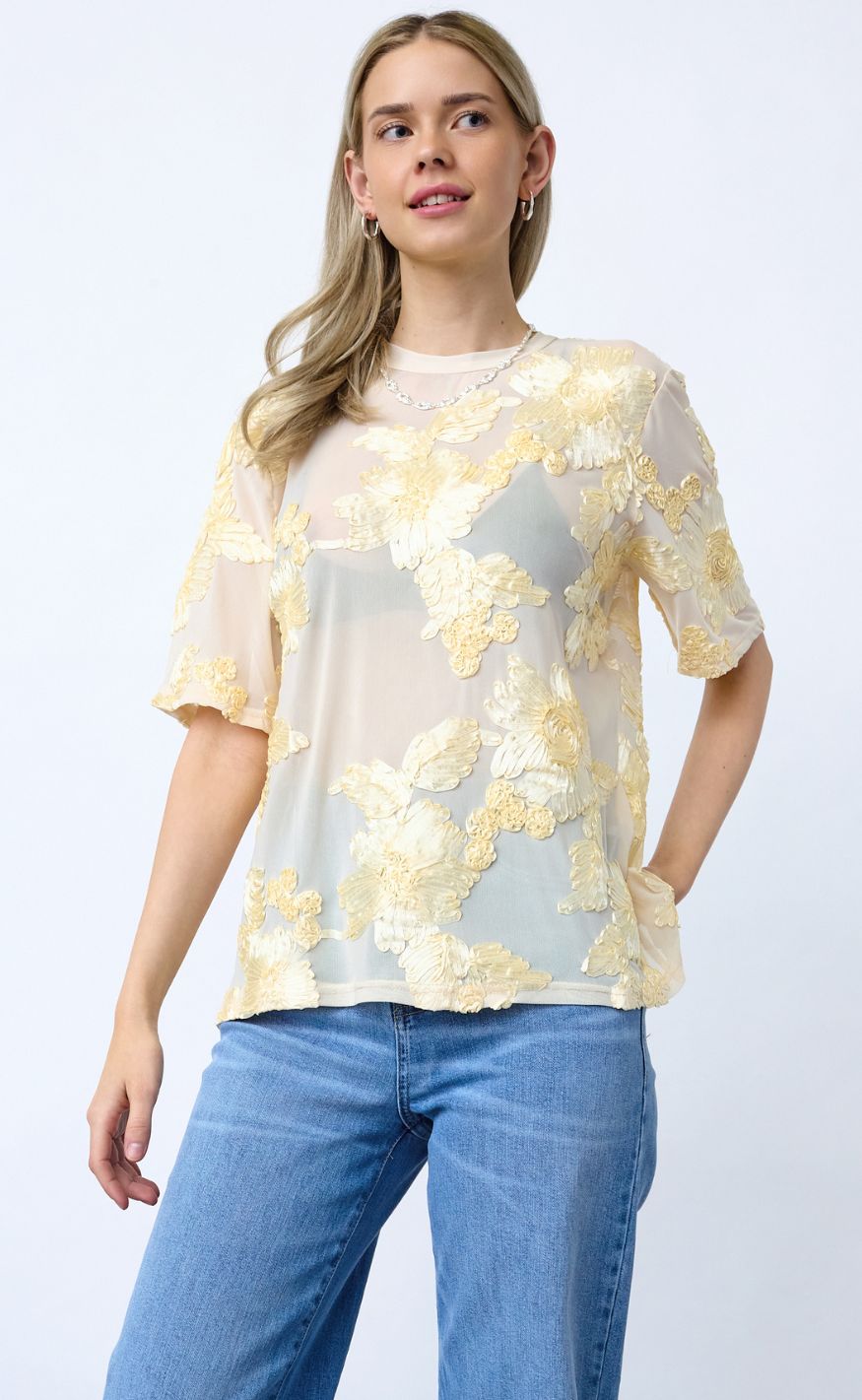 Sisters Point T-shirt - SIS-TEE - Butter