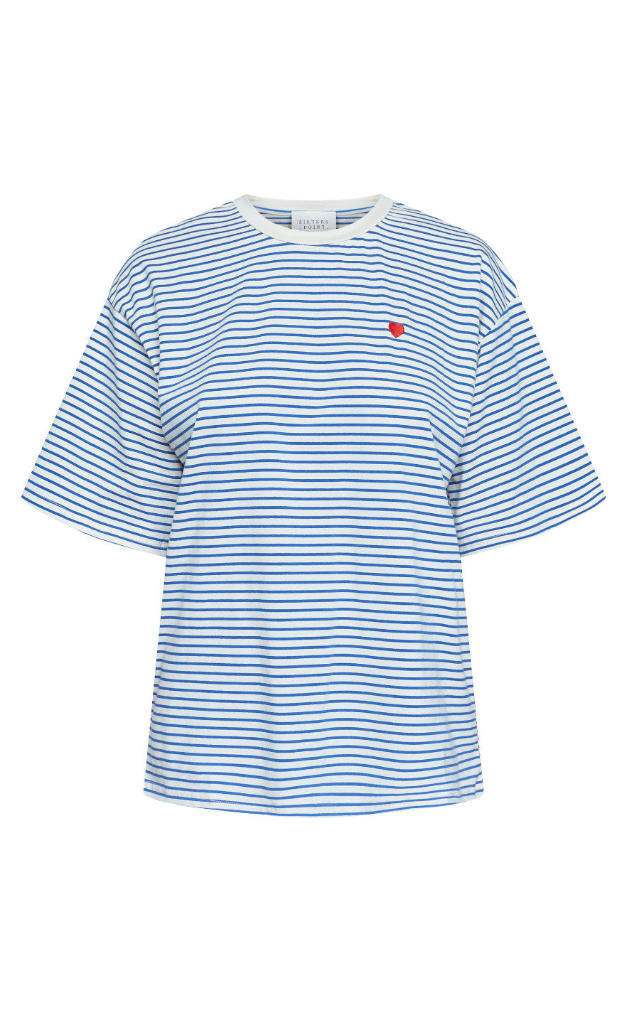 Sisters Point T-shirt - Vez-SS - Cream/Blue