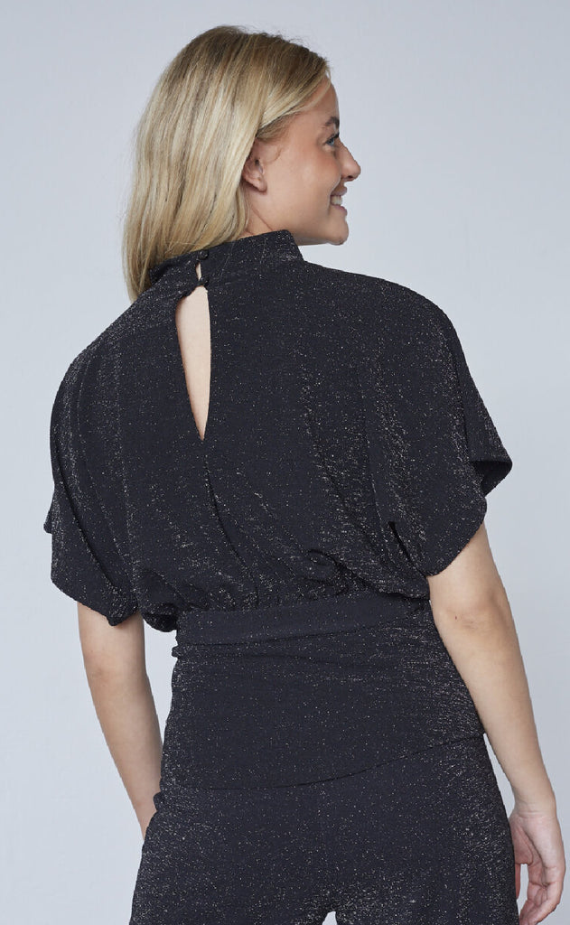 Sisters Point Top - Girl-TOP2 - Black/Silver