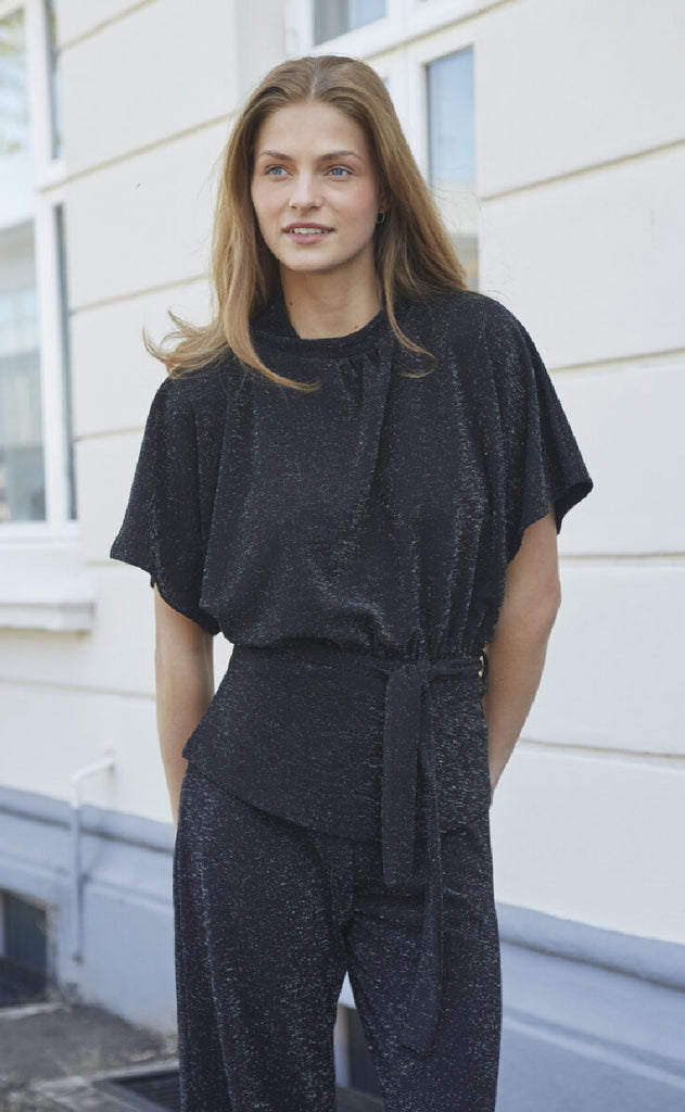 Sisters Point Top - Girl-TOP2 - Black/Silver