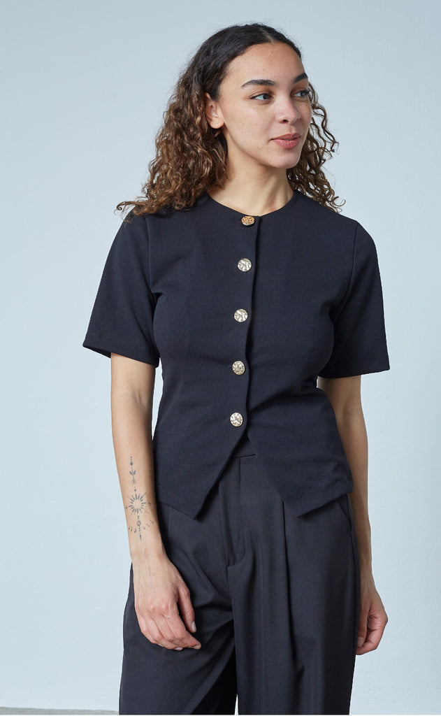 Sisters Point Top - Gova - Black