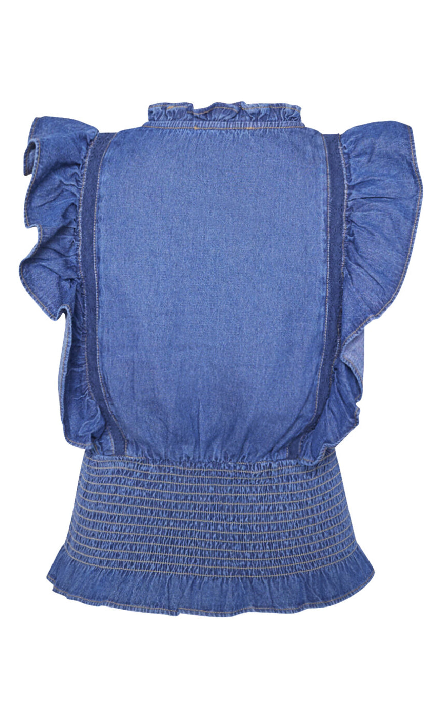Sisters Point Top - Ulsa-TOP - M. Denim Blue