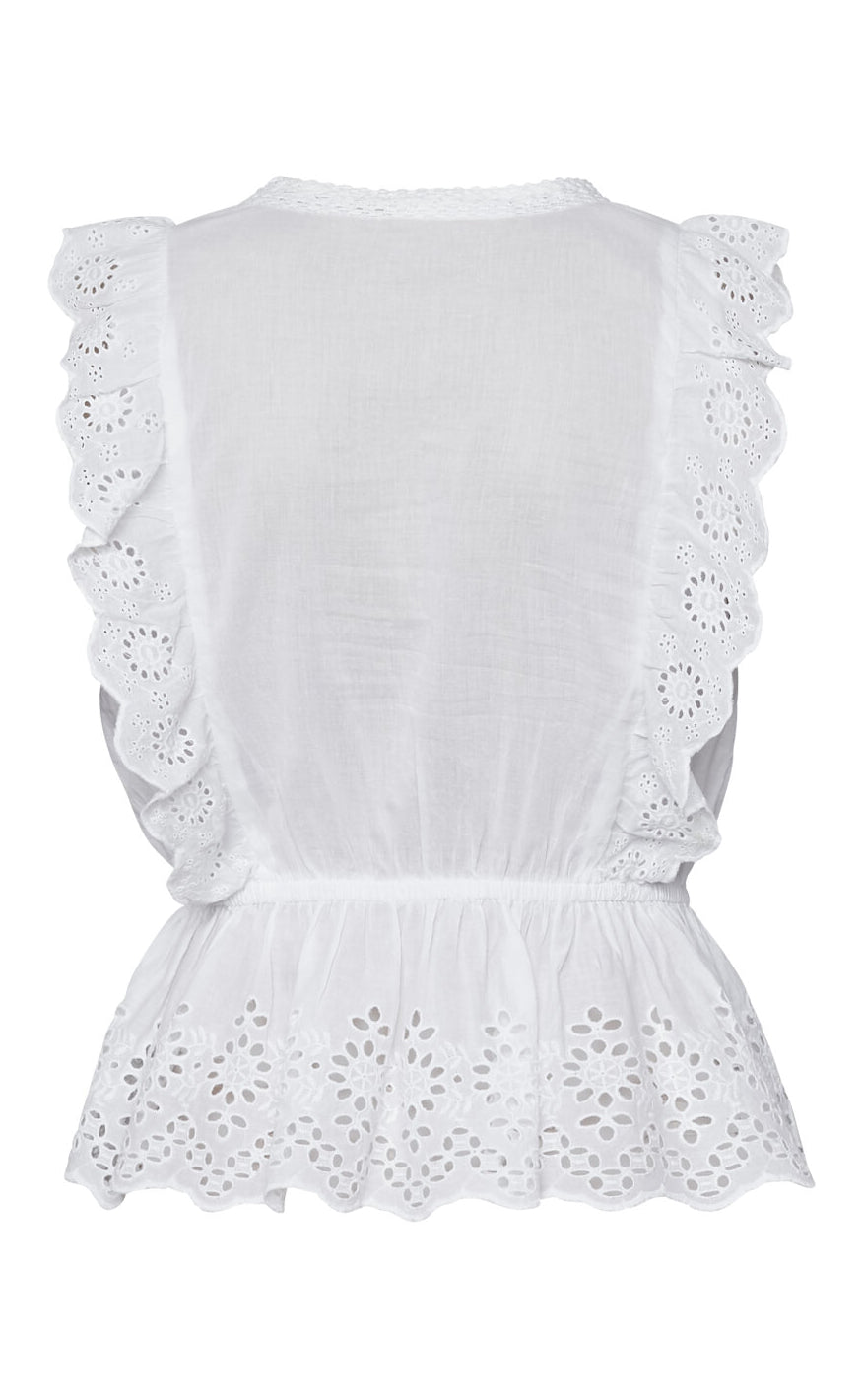 Sisters Point Top - Ulta SS - White