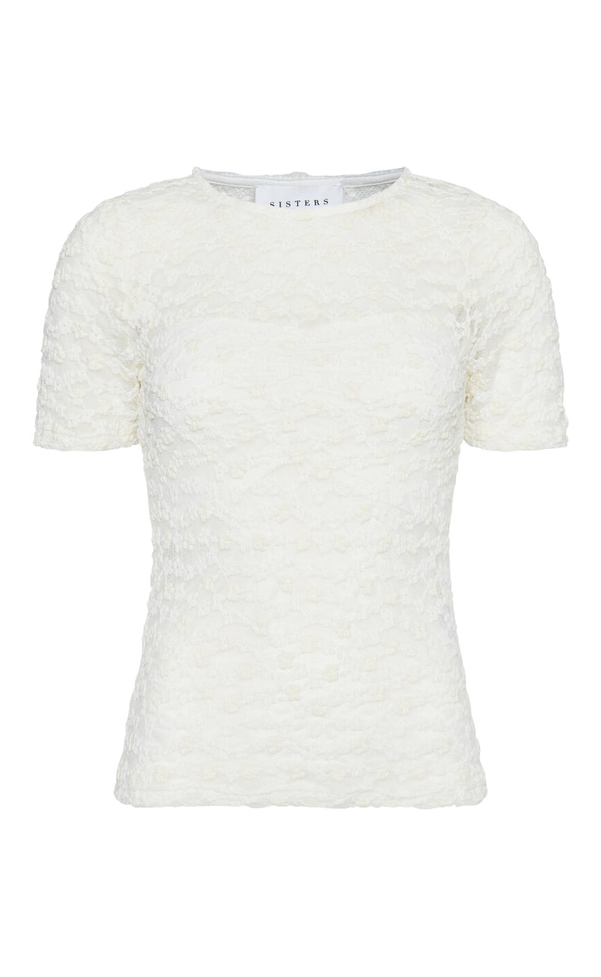 Sisters Point Top - Vassy-SS - Cream