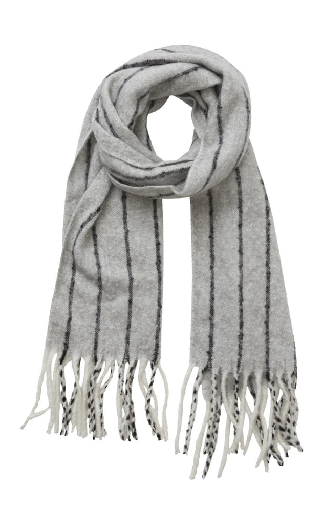 Sisters Point Tørklæde - Scarf-494 - L. Grey Mel/Black