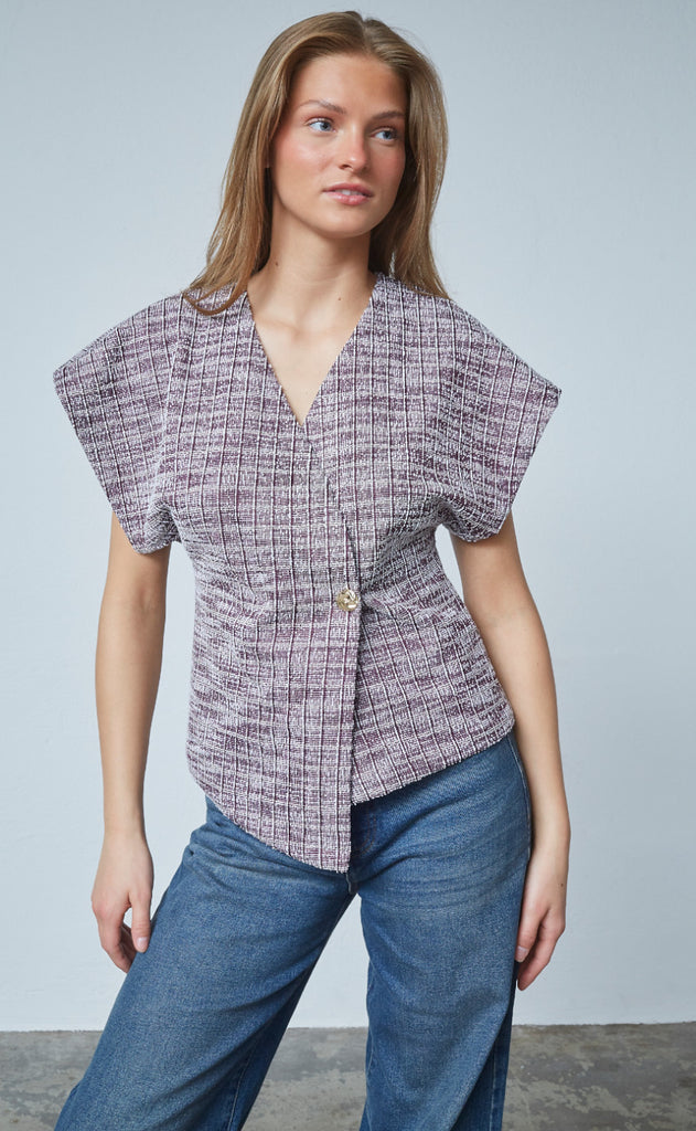 Sisters Point Vest - Evela-VE - D. Bordeaux