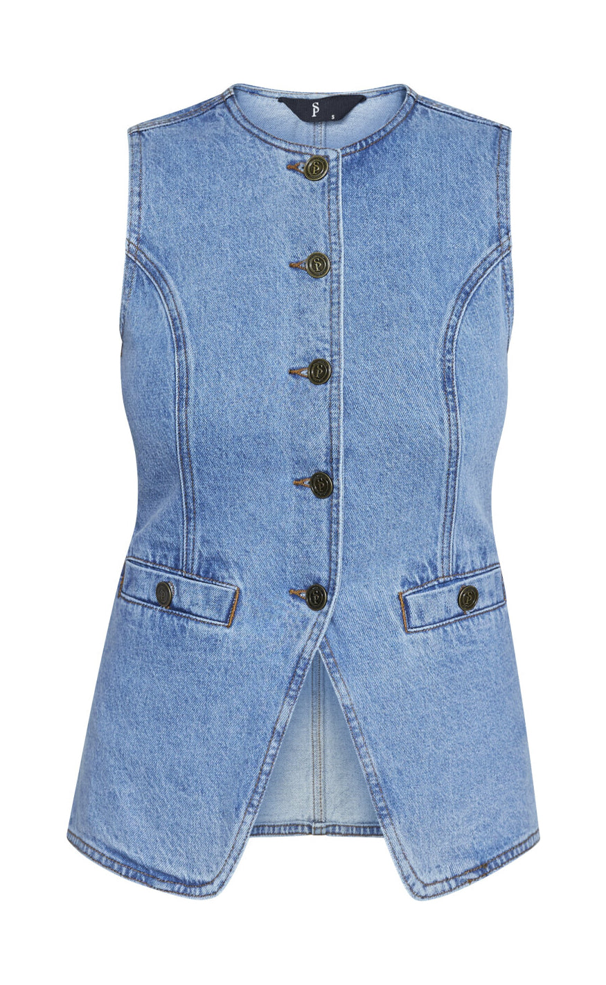 Sisters Point Vest - Fela-VE - L. Denim