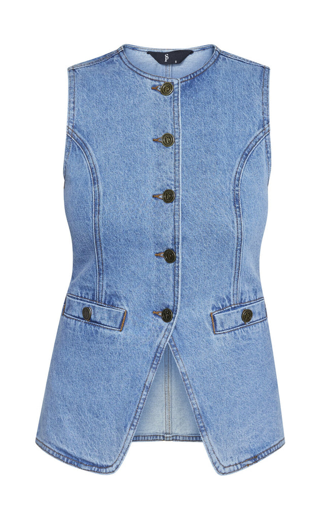 Sisters Point Vest - Fela-VE - L. Denim