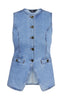 Sisters Point Vest - Fela-VE - L. Denim