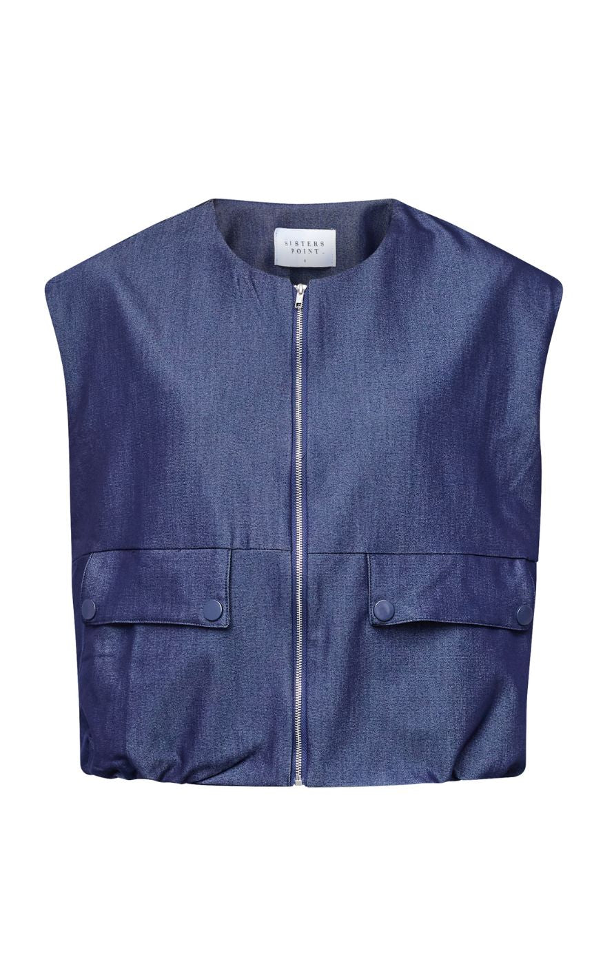 Sisters Point Vest - GARWIN-VE5 - Denim