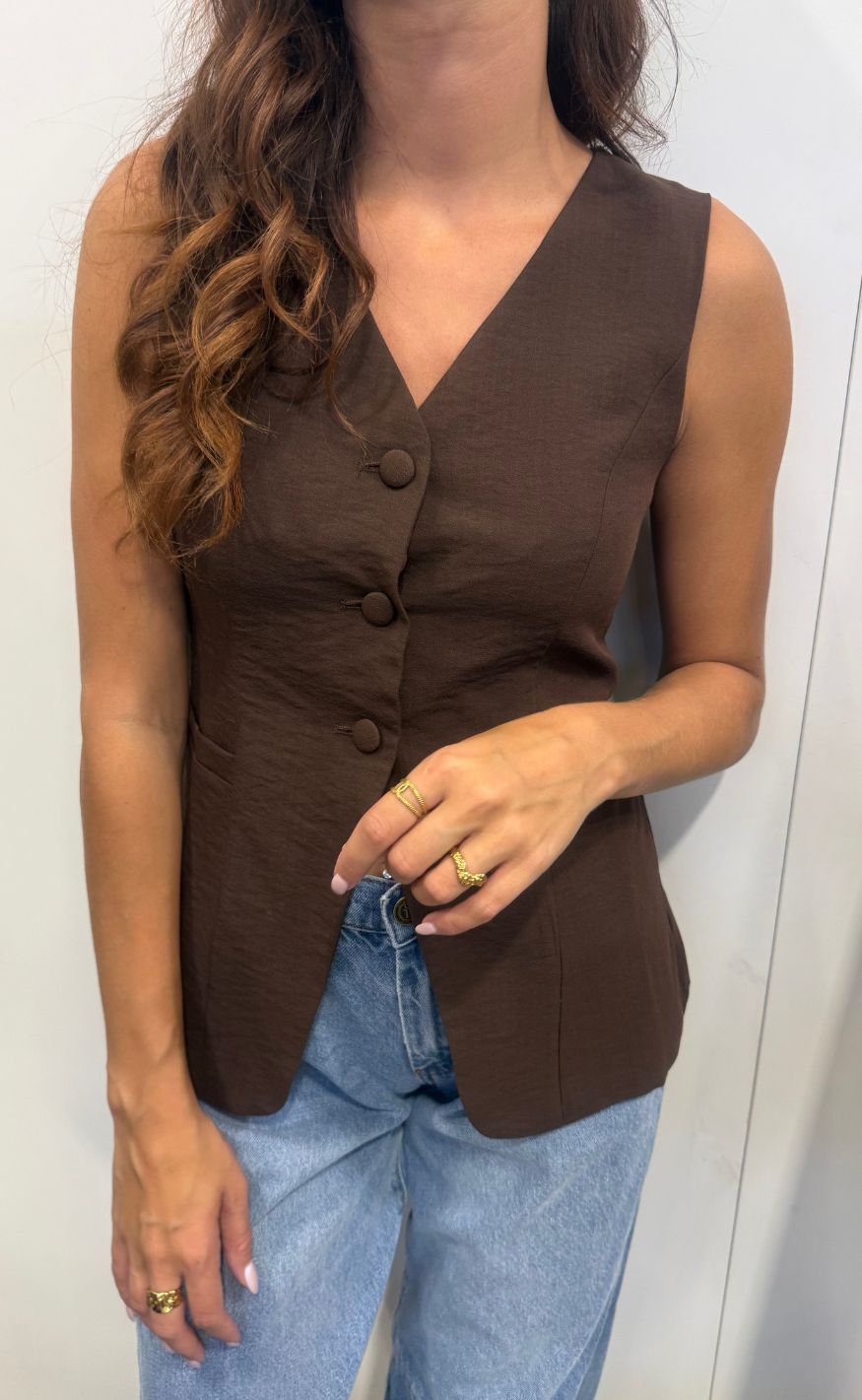 Sisters Point Vest - Game-VE - Brown