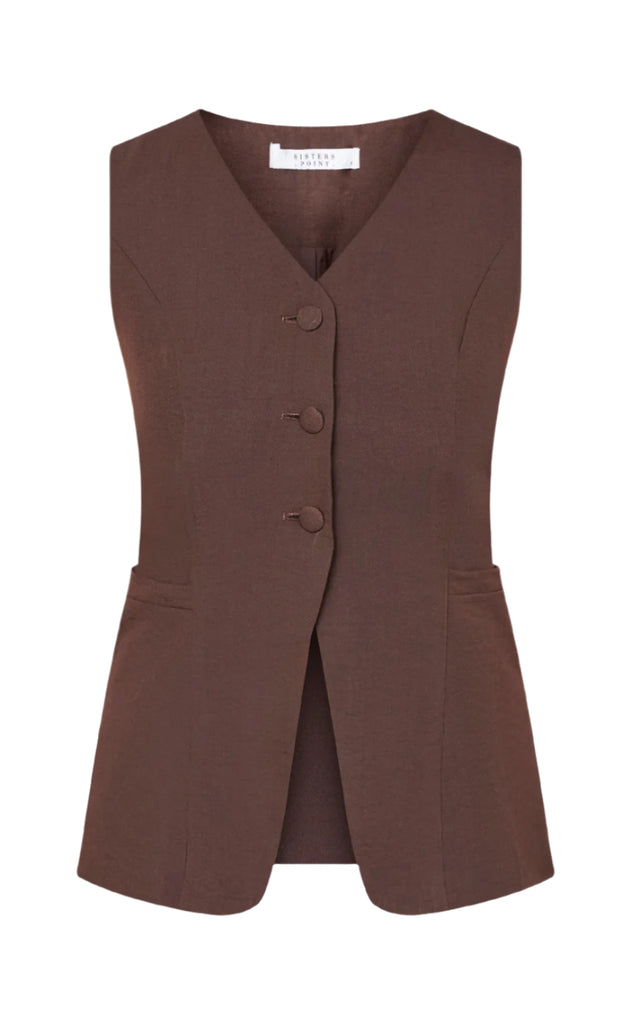 Sisters Point Vest - Game-VE - Brown