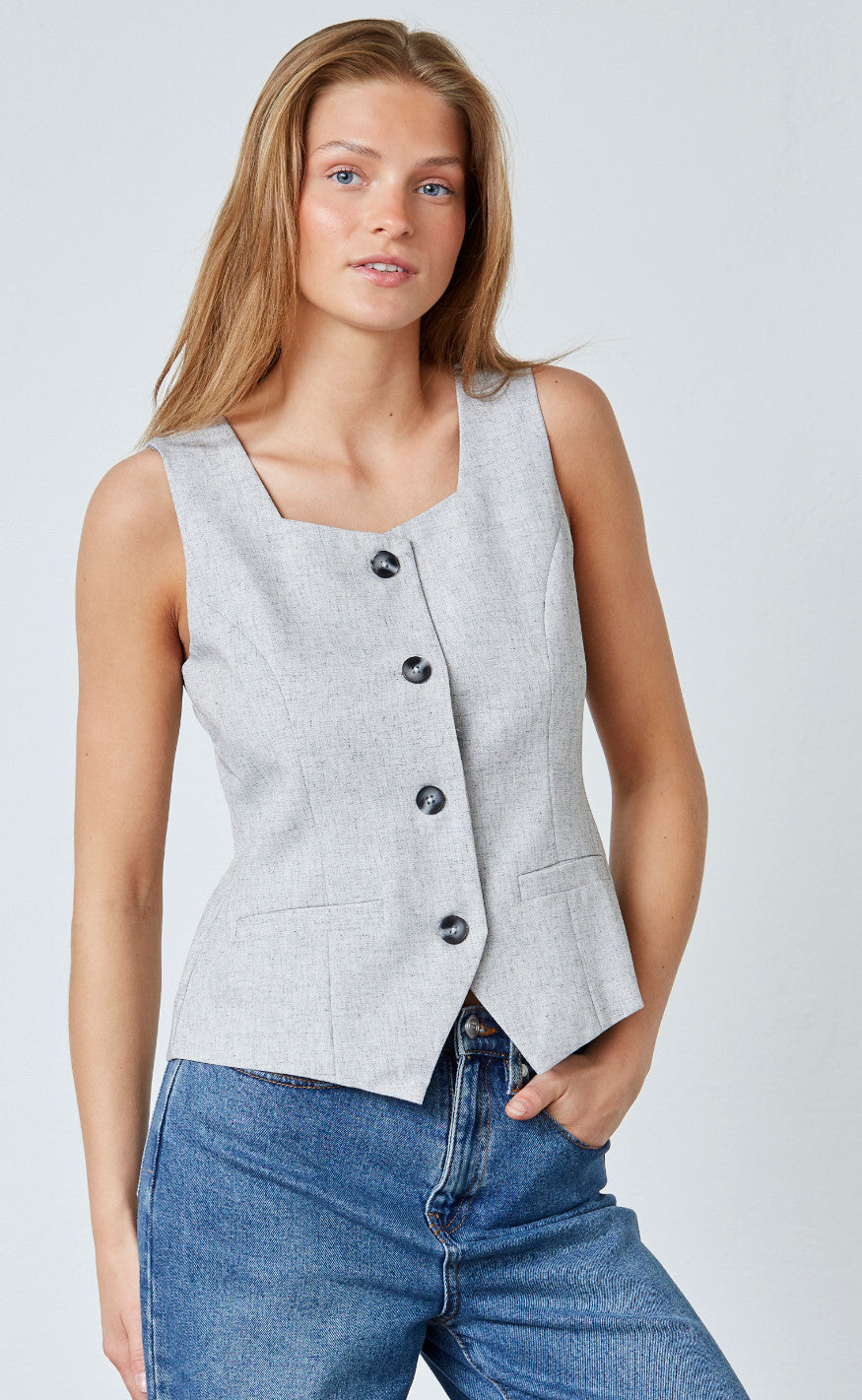 Sisters Point Vest - Gema-VE - L.Grey Mel