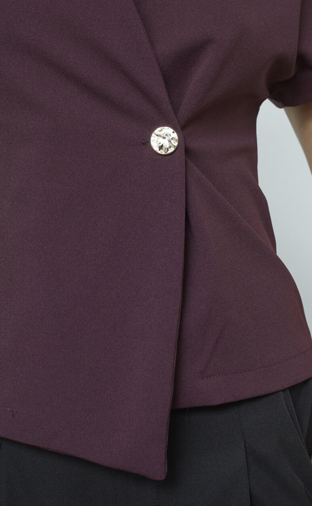 Sisters Point Vest - Gevela - Deep Bordeaux