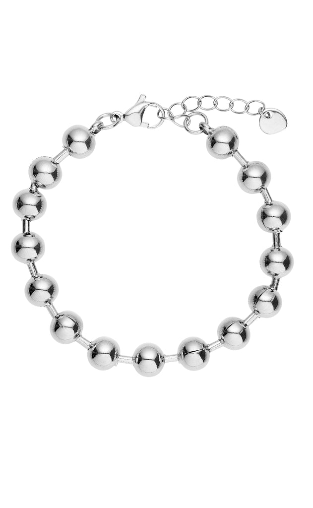 Smykkeli Copenhagen Armbånd - Chunky Bobble - Silver Colour