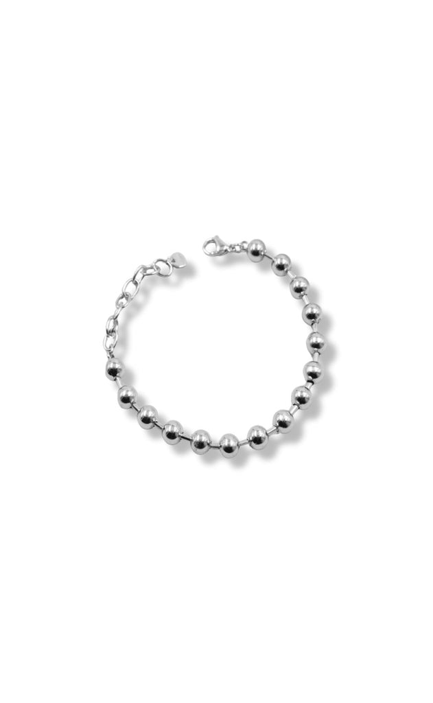 Smykkeli Copenhagen Armbånd - Chunky Bobble - Silver Colour