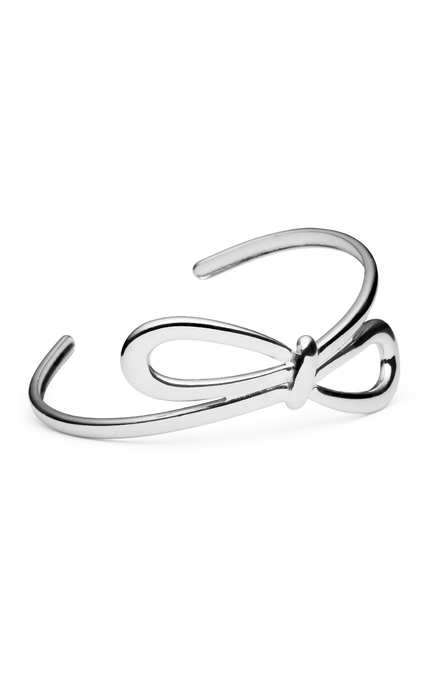 Smykkeli Copenhagen Armbånd - Chunky Bow - Silver Colour