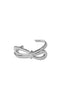 Smykkeli Copenhagen Armbånd - Chunky Bow - Silver Colour
