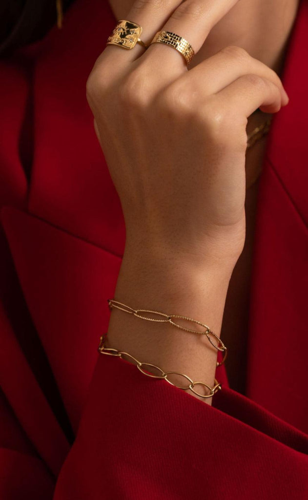 Smykkeli Copenhagen Armbånd - Cologne - Gold Colour