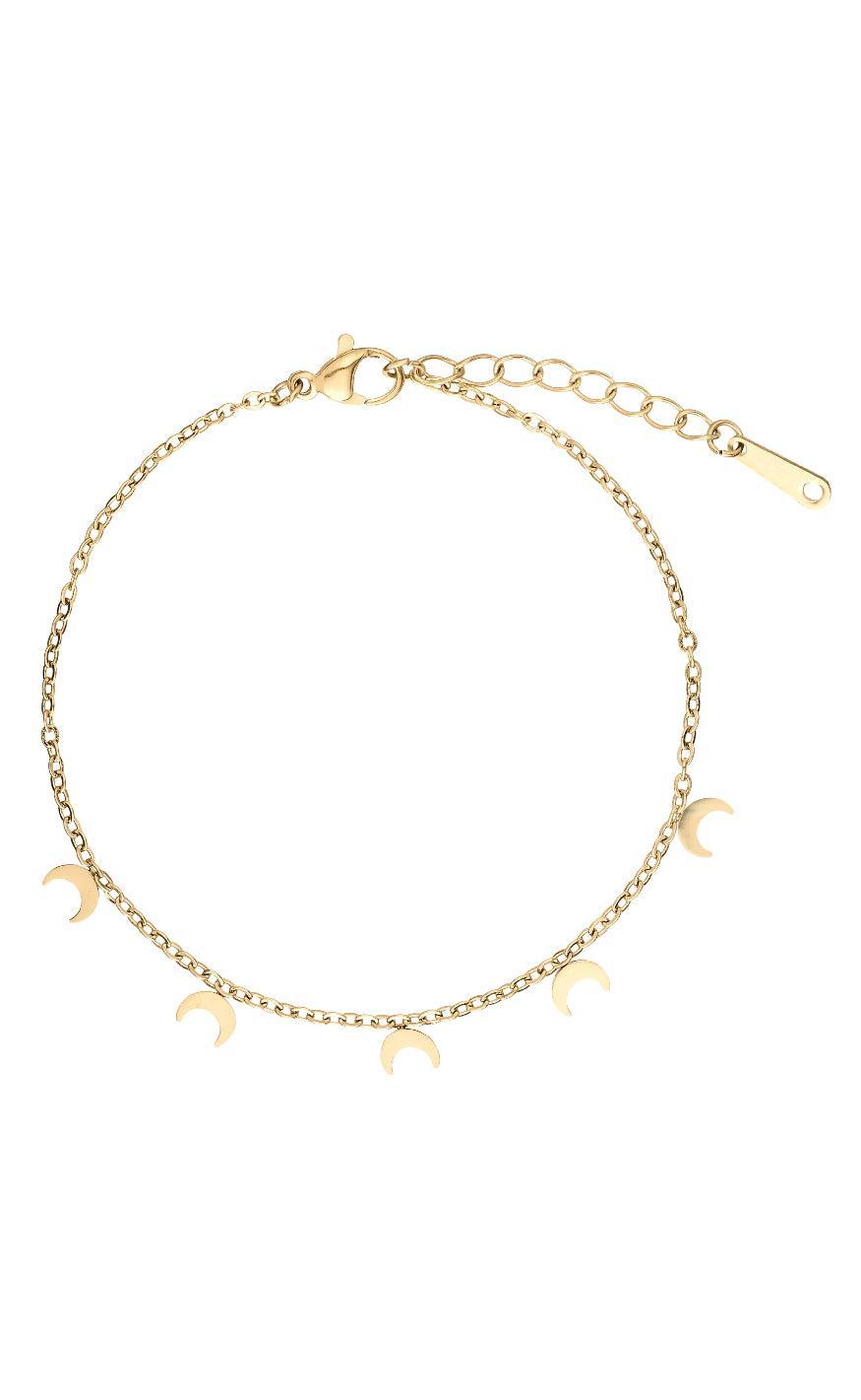 Smykkeli Copenhagen Armbånd - Oslo Moon - Gold Colour