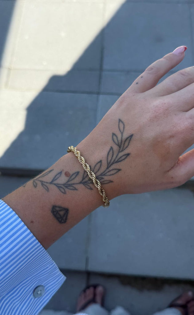 Smykkeli Copenhagen Armbånd - Sandra - Golden Colour