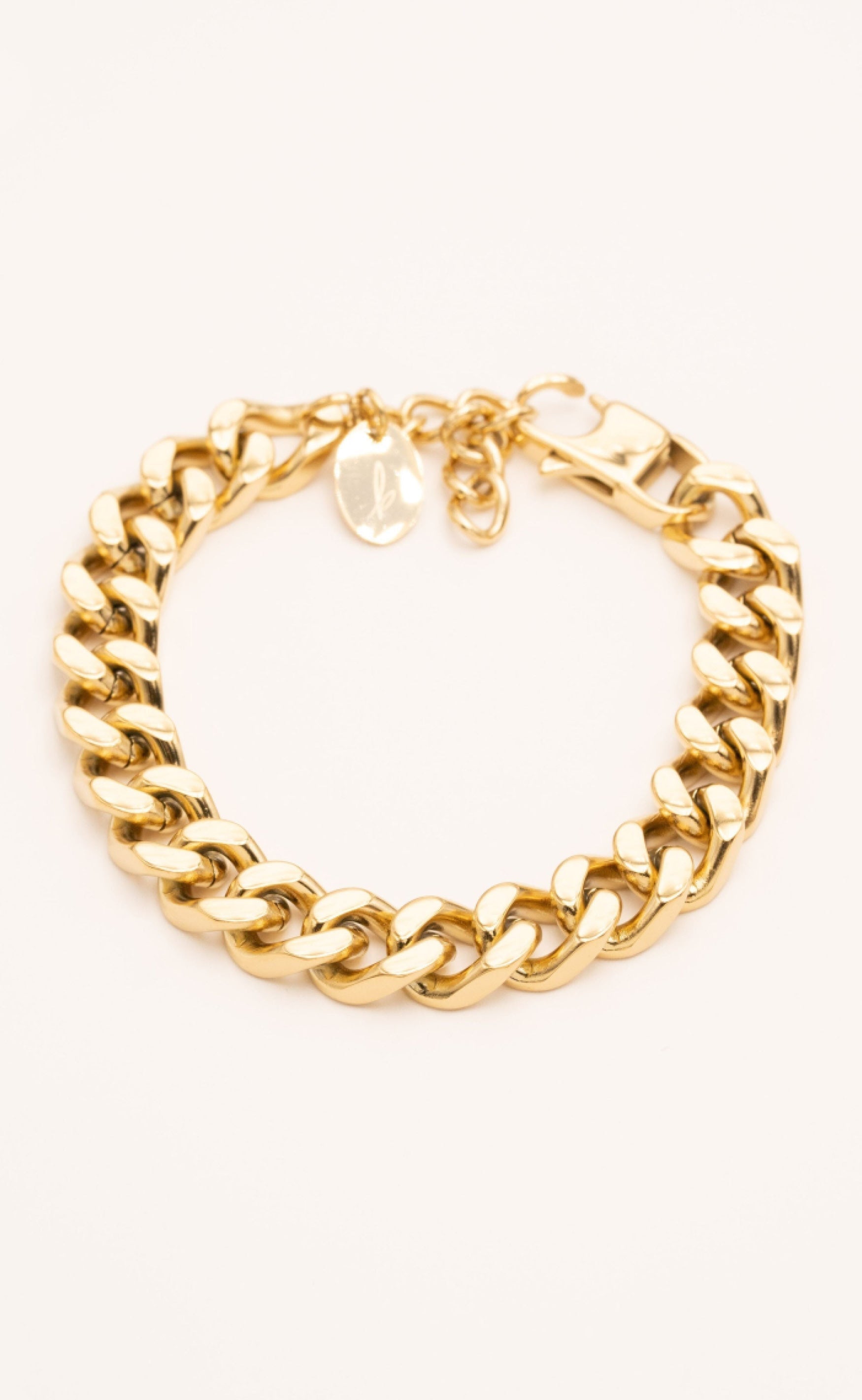 Smykkeli Copenhagen Armbånd - Venice - Gold Colour Chain