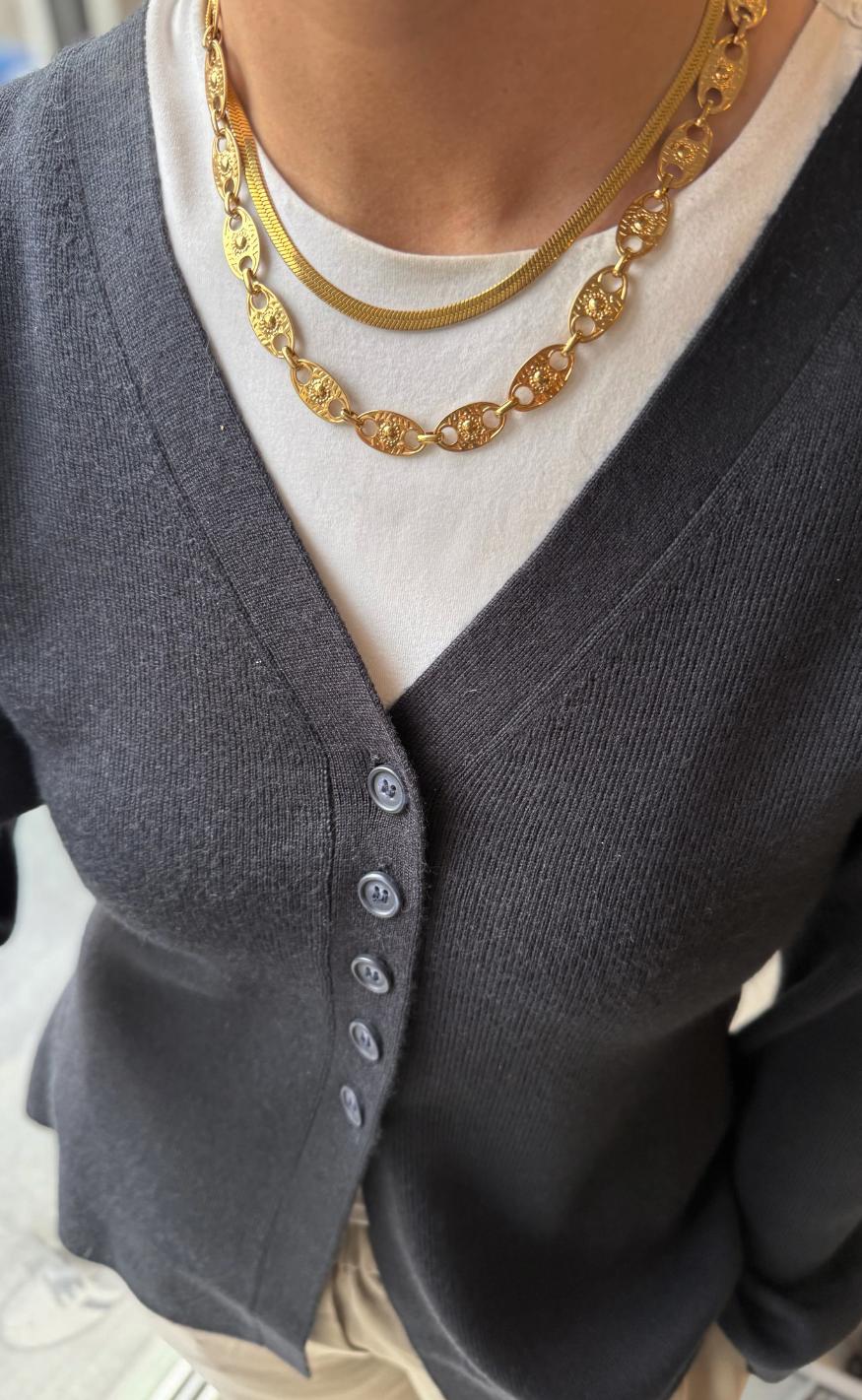 Smykkeli Copenhagen Halskæde - Elisabeth - Gold Colour
