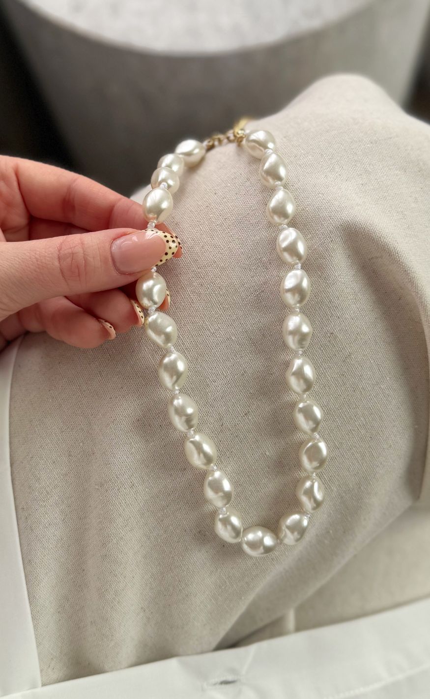 Smykkeli Copenhagen Halskæde - Pearl Babe - White Pearl