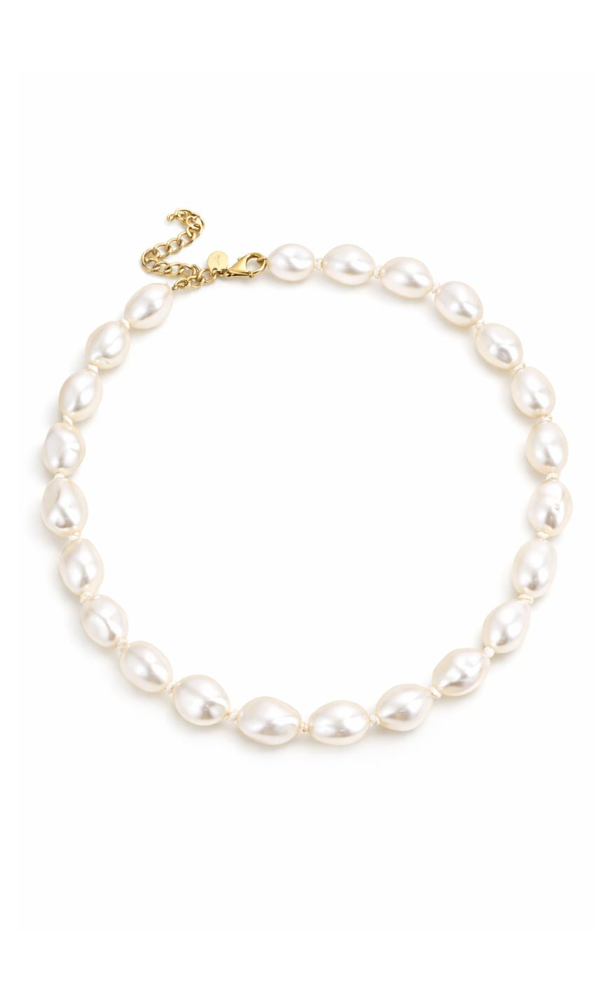 Smykkeli Copenhagen Halskæde - Pearl Babe - White Pearl