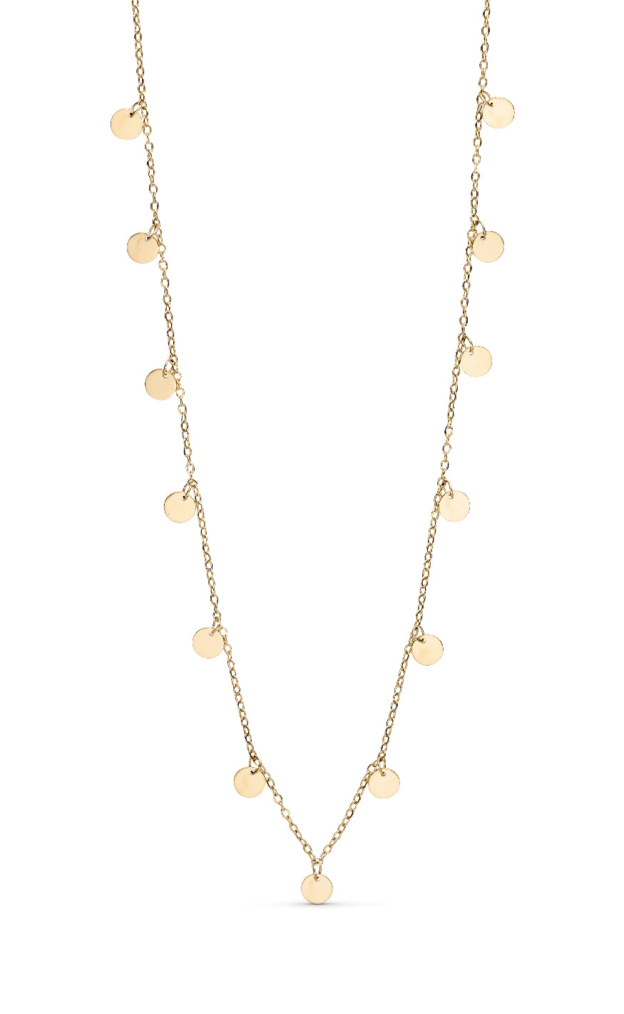 Smykkeli Copenhagen Halskæde - Shiny Drop - Gold Colour