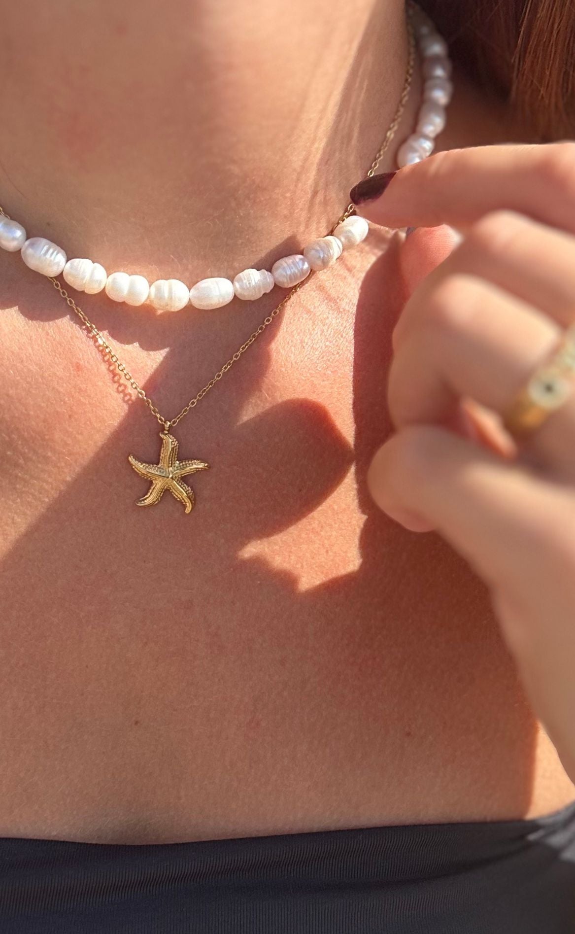 Smykkeli Copenhagen Halskæde - Starfish - Golden