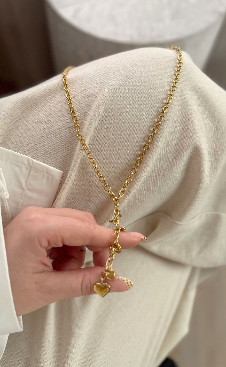 Smykkeli Copenhagen Halskæde - Suri - Gold Colour