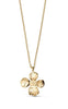 Smykkeli Copenhagen Halskæde - Textured Flower - Gold Colour
