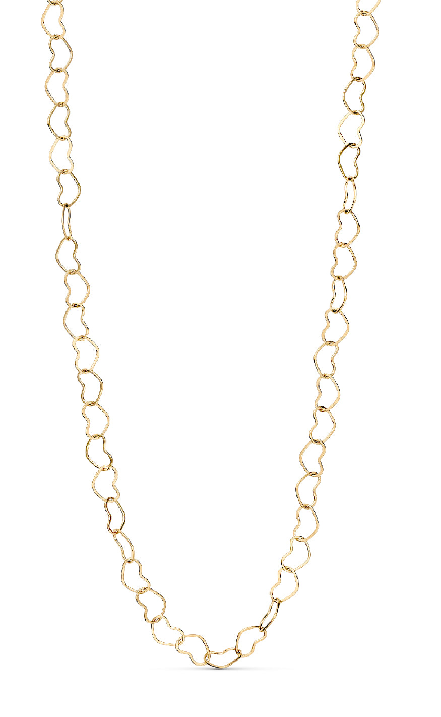 Smykkeli Copenhagen Halskæde - Tiny Hearts - Gold Colour